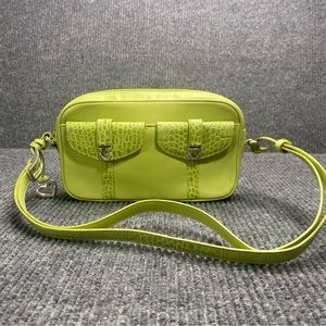 Brighton  Leather Crossbody Bag with Registration Card